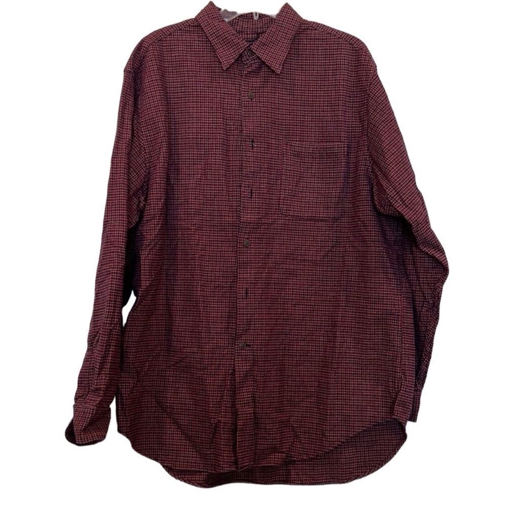 Gap Men’s flannel Red & Black Shirt Sz.L
